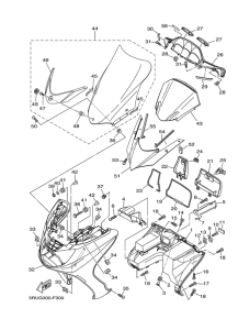 YP400 Ветровое стекло