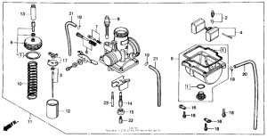 CR125R Carburetor 84