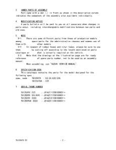 TU125 Catalog preface