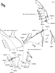 ZG1400 Обтекатель нижний