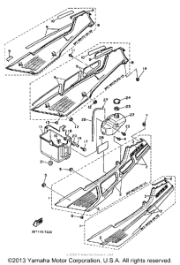 FZ700TC Боковые обтекатели