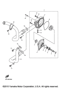 YZF-R1 Водяной насос