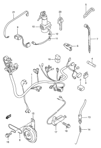 GN250 Жгут проводов