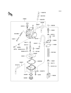 KX100 Carburetor(1 / 2)