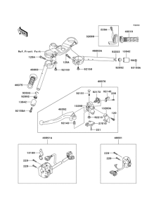 ZX600 Руль