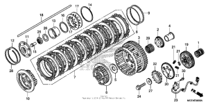 VFR1200F Сцепление