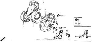 XR80 Передний тормоз