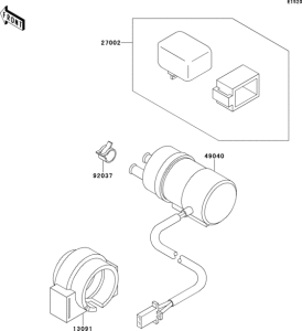 ZX400 Топливный насос
