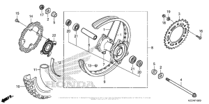 CRF250L (ABS) Переднее колесо