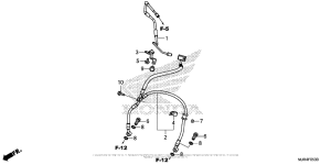 GL1800C Front Brake Hose (Std)