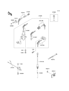 EL250 Замок зажигания