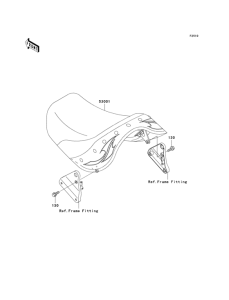 VN800 Сиденье
