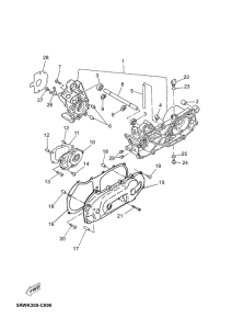 CS50Z Картер двигателя