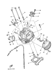 AG200 Головка цилиндра