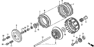 CR500R Сцепление
