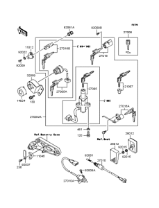ZL400 Замок зажигания