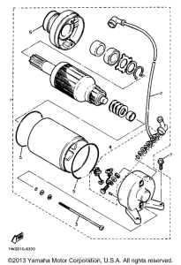 FZR400W Стартер