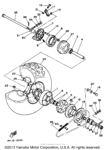 BW80U Переднее колесо