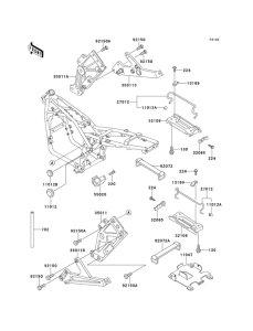 ZR550 Короб для АКБ