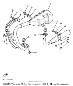 PW50B Выхлопная система