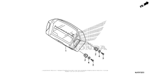 CTX700N DCT Спидометр