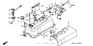 CN250 Топливный бак
