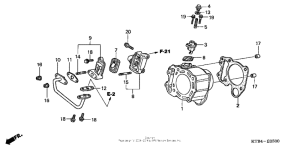 PS250 Cylinder + reed valve