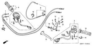  Handle lever / switch / cable