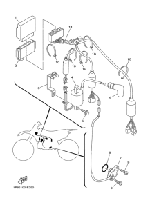 YZ250V Электрика 1