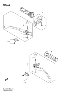 DL1000 Рулевой рычаг