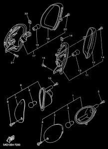 YN50 Поворотники