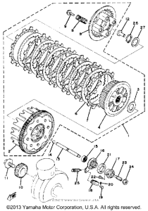 XS400SG Сцепление