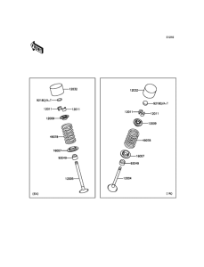 ZR800 Клапана
