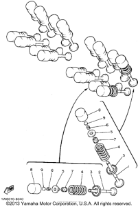 FZR600RFC Клапана