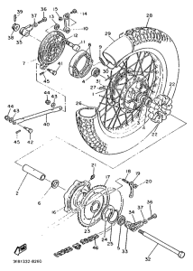 SR500 Переднее колесо