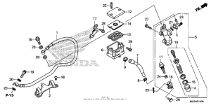 NC700X Rear brake master cylinder (1)