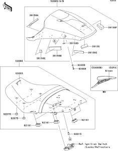 ZX1400 Seat(ecf / ecfa)