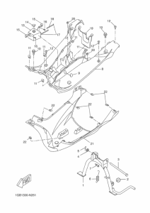NS50F Stand & footrest