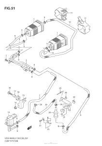 GSX-R600 Evap System (Gsx-R600L2 E33)