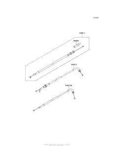 EX300 Тросы управления