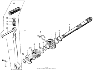 Z50A Кик стартер