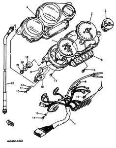 YZF750SP YZF750SPF Измерительный прибор