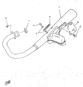 SR250 Выхлопная система