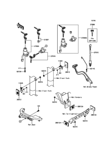 KL650 Замок зажигания