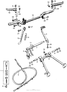 CL77 Main stand + step bar