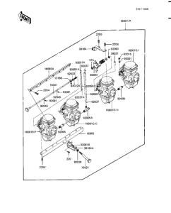 KZ1000 Carburetor assy