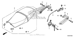 CB1100 (ABS) Сиденье