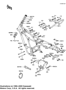 AR50 Frame / frame fittings