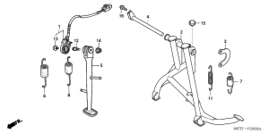CBF500 (ABS) Stand comp