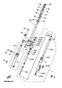 CS50Z Вилка передней оси